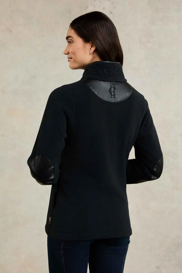 Holland Cooper Fleeces Women Country Fleece Jacket Black