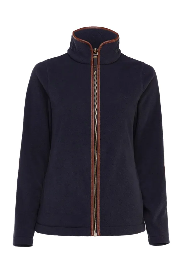 Holland Cooper Fleeces Women Country Fleece Jacket Ink Navy