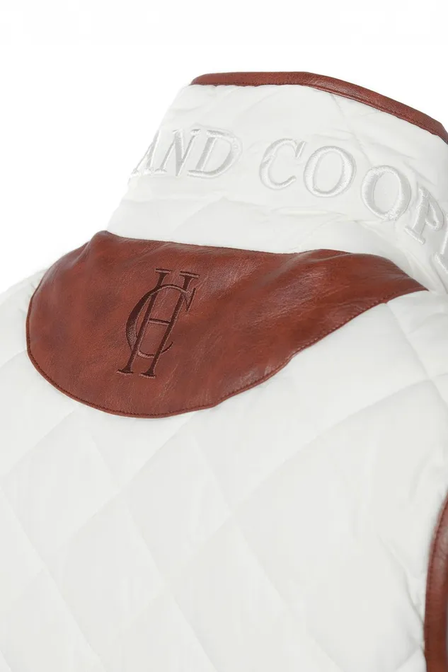 Holland Cooper Gilets Women Country Quilted Gilet Cream Holland Cooper Gilets Women Country Quilted Gilet Cream