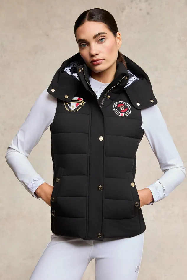 Holland Cooper Gilets Women Team HC Gilet Black