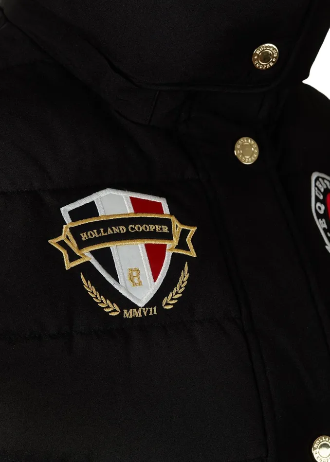 Holland Cooper Gilets Women Team HC Gilet Black Holland Cooper Gilets Women Team HC Gilet Black