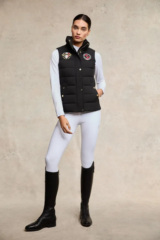 Holland Cooper Gilets Women Team HC Gilet Black Holland Cooper Gilets Women Team HC Gilet Black