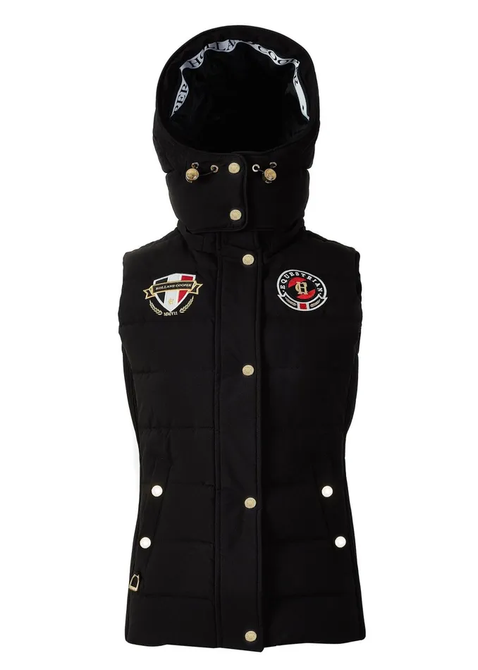 Holland Cooper Gilets Women Team HC Gilet Black Holland Cooper Gilets Women Team HC Gilet Black