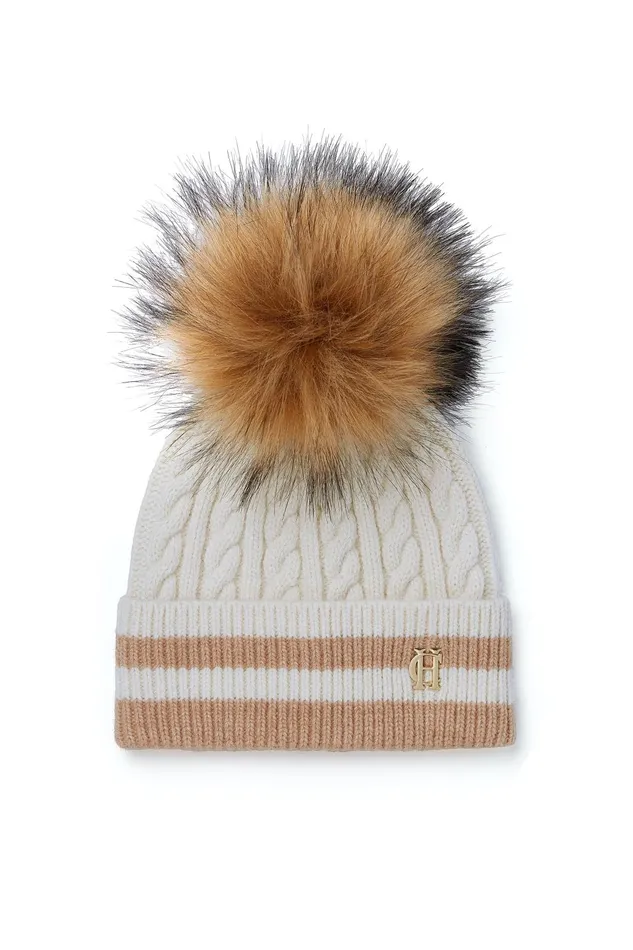 Holland Cooper Hats and Headbands Women Zoe Bobble Hat Cream