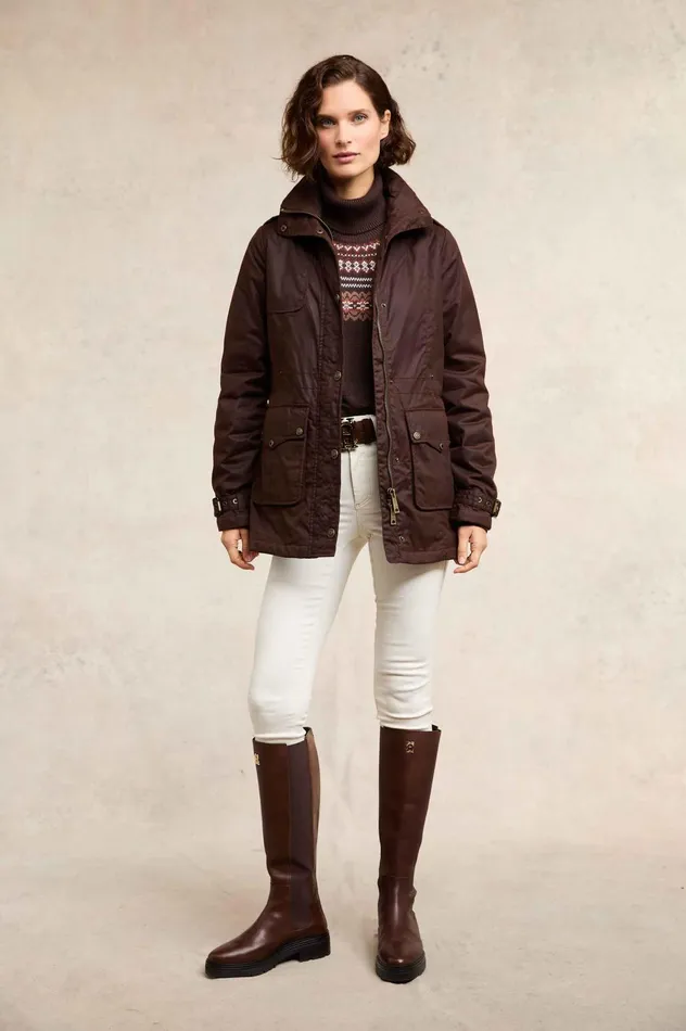 Holland Cooper Jackets Women Durham Wax Jacket Holland Cooper Jackets Women Durham Wax Jacket