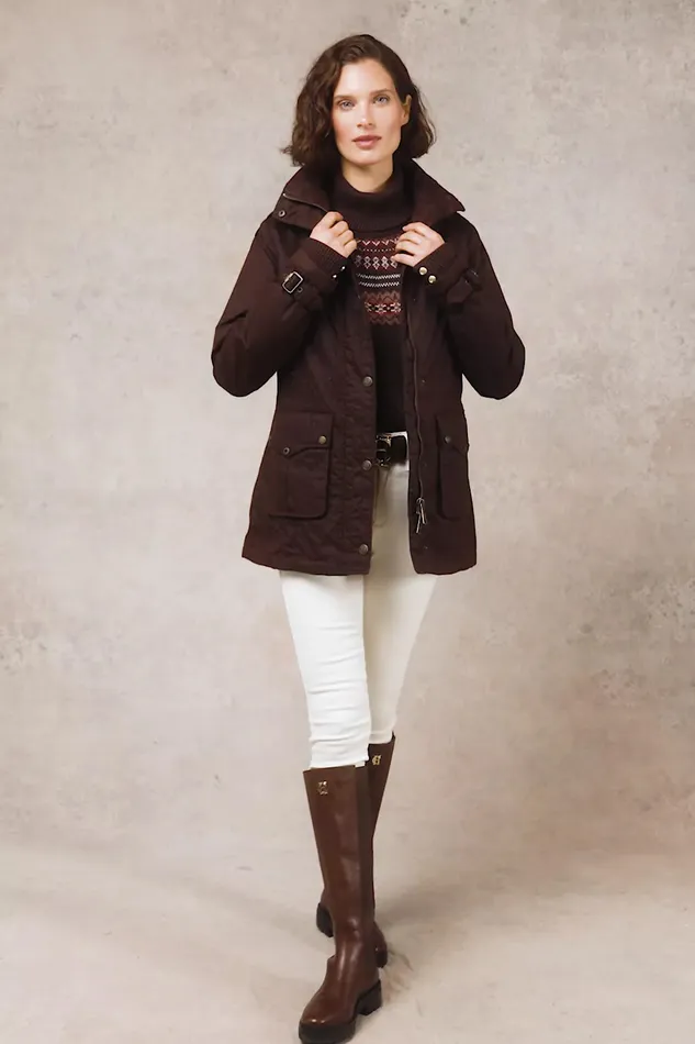 Holland Cooper Jackets Women Durham Wax Jacket Holland Cooper Jackets Women Durham Wax Jacket