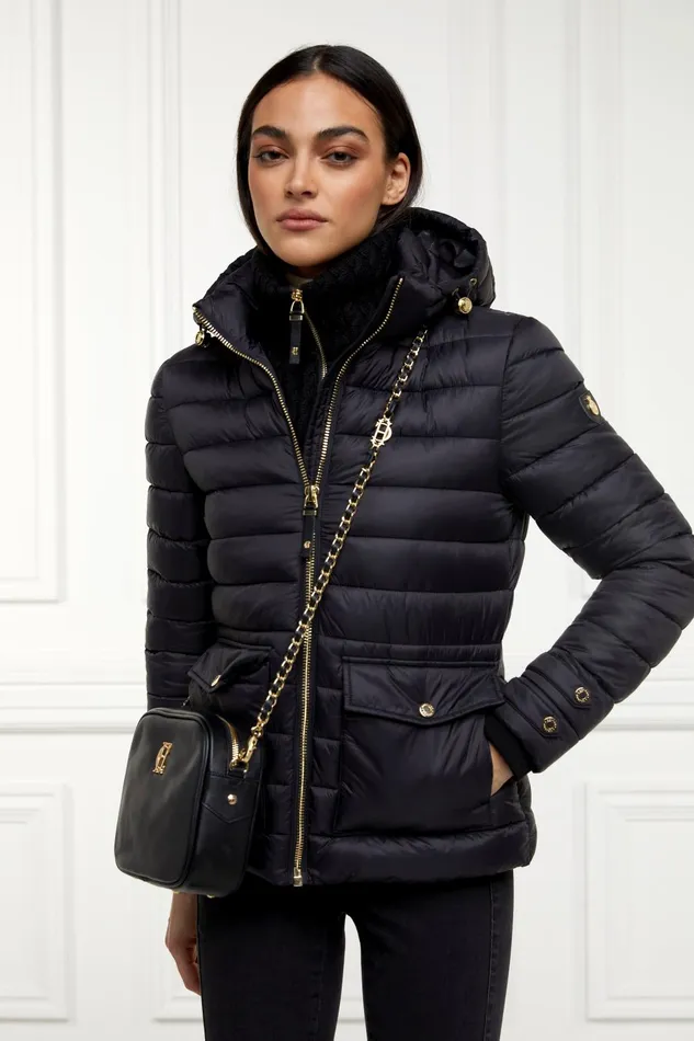 Holland Cooper Jackets Women Pearson Hybrid Jacket Black