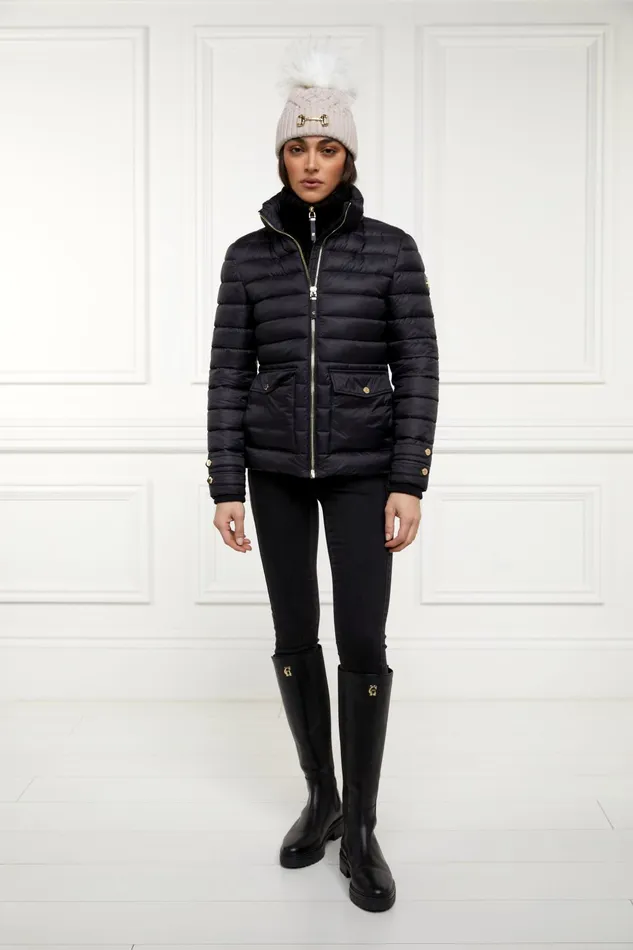 Holland Cooper Jackets Women Pearson Hybrid Jacket Black