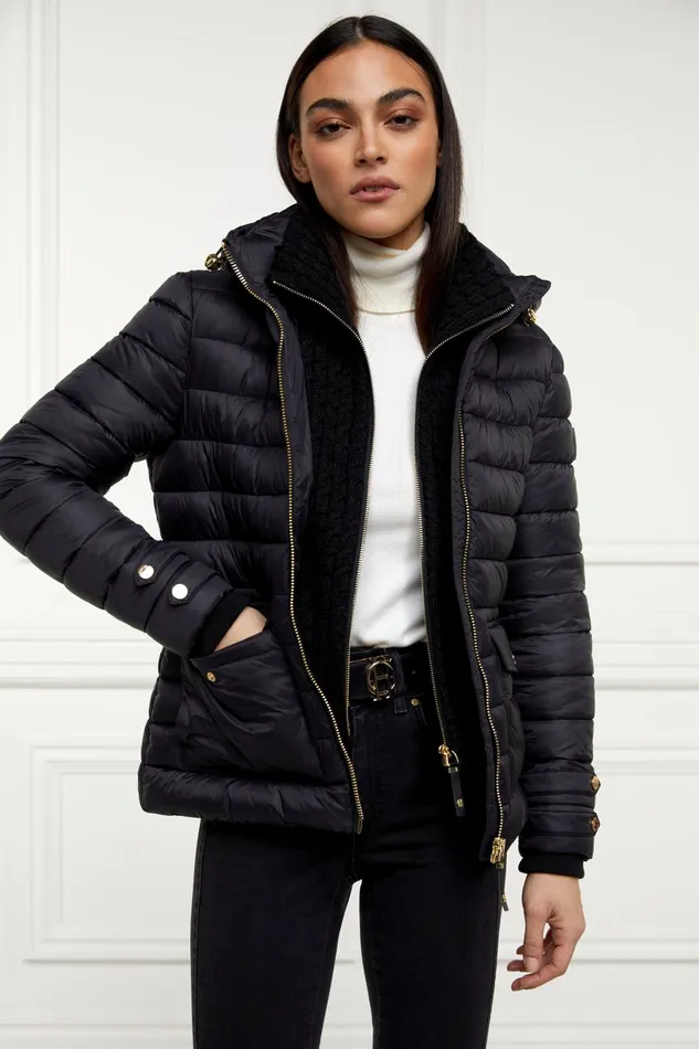 Holland Cooper Jackets Women Pearson Hybrid Jacket Black