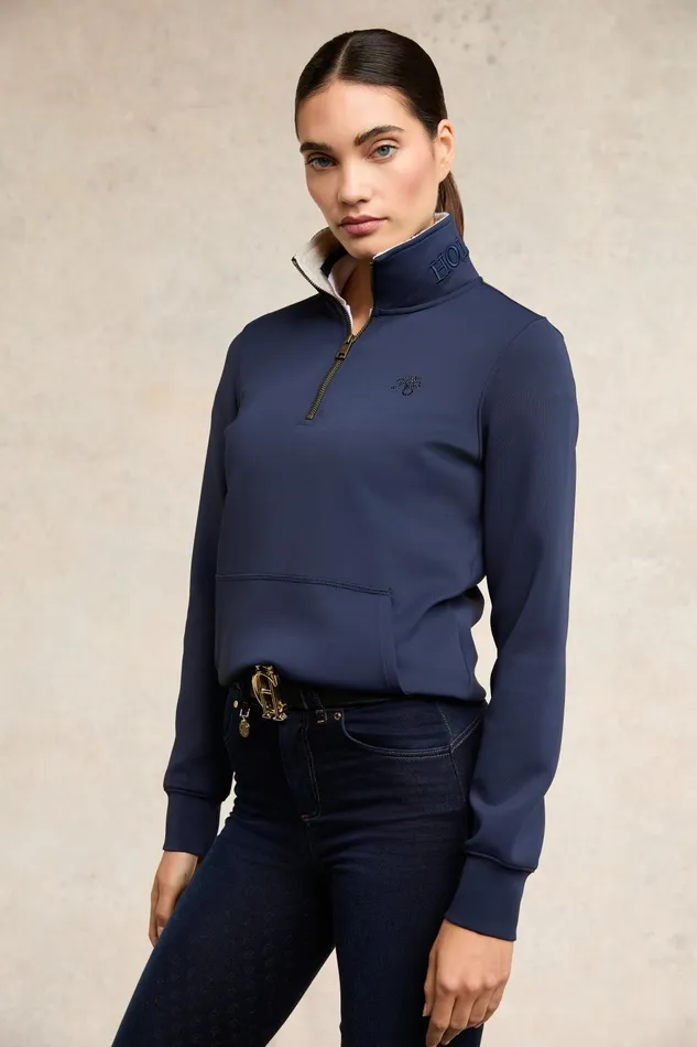 Holland Cooper Jackets Women Training Henley Ink Navy