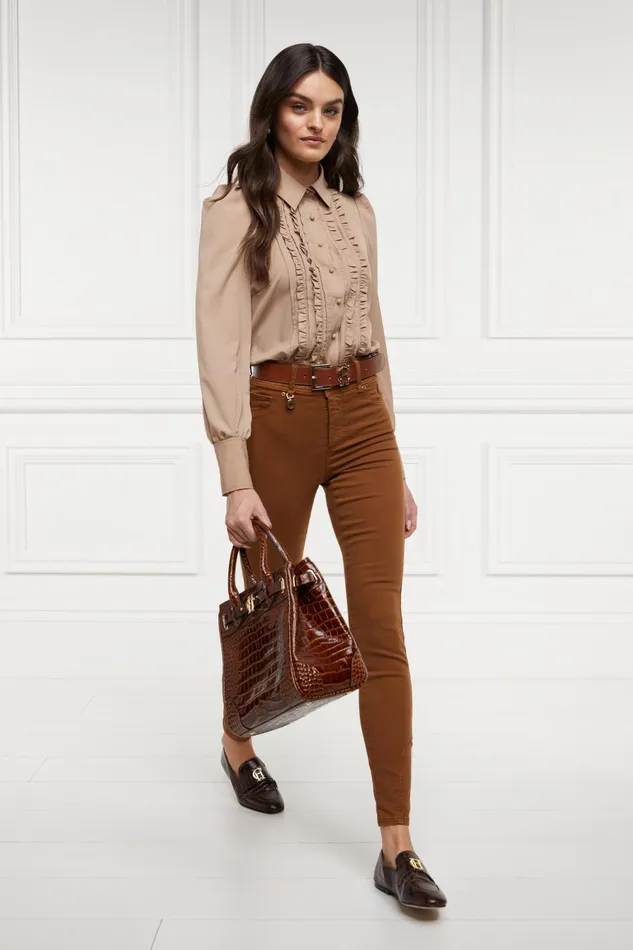 Holland Cooper Jeans Women Jodhpur Jean Dark Caramel Holland Cooper Jeans Women Jodhpur Jean Dark Caramel
