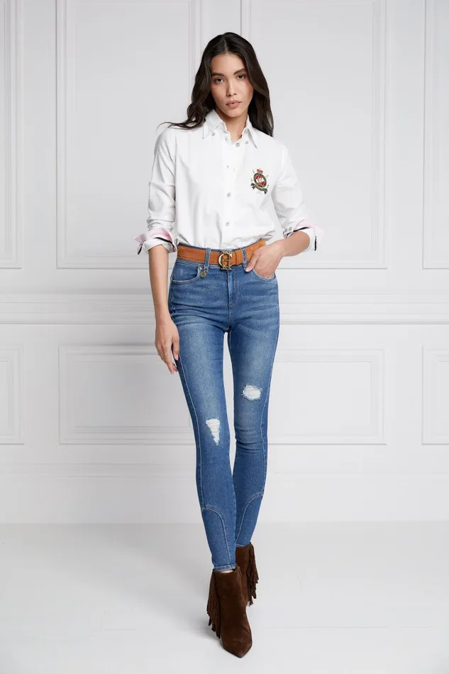 Holland Cooper Jeans Women Jodhpur Jean Vintage Denim Holland Cooper Jeans Women Jodhpur Jean Vintage Denim