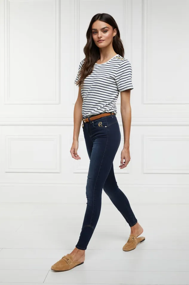 Holland Cooper Jeans Women MidRise Jodhpur Jean Deep Indigo Holland Cooper Jeans Women MidRise Jodhpur Jean Deep Indigo