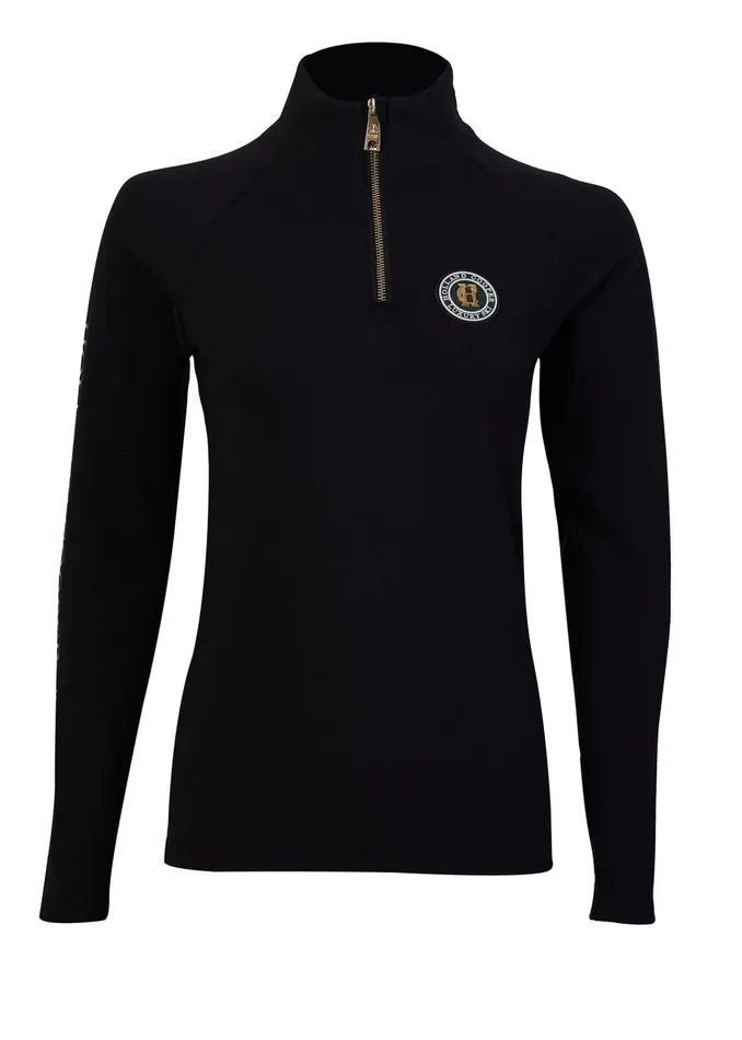 Holland Cooper Knitwear And Thermals Women Thermal Ski Base Layer Black Holland Cooper Knitwear And Thermals Women Thermal Ski Base Layer Black