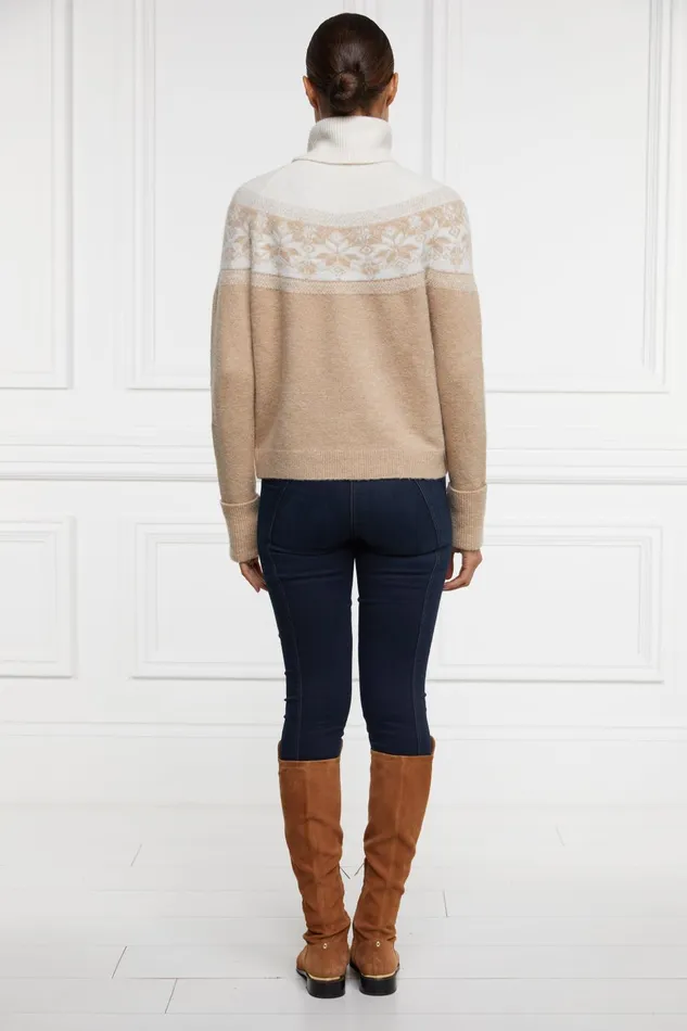 Holland Cooper Knitwear Women Beatrice Knit Camel Holland Cooper Knitwear Women Beatrice Knit Camel