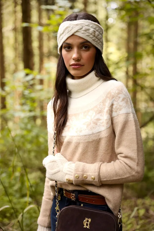 Holland Cooper Knitwear Women Beatrice Knit Camel Holland Cooper Knitwear Women Beatrice Knit Camel
