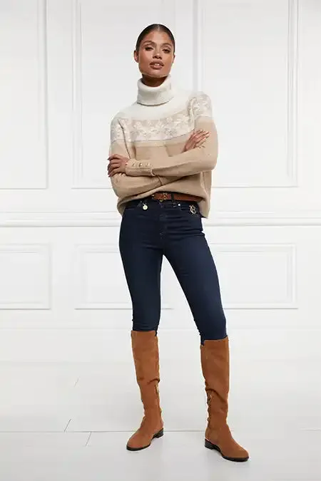 Holland Cooper Knitwear Women Beatrice Knit Camel Holland Cooper Knitwear Women Beatrice Knit Camel