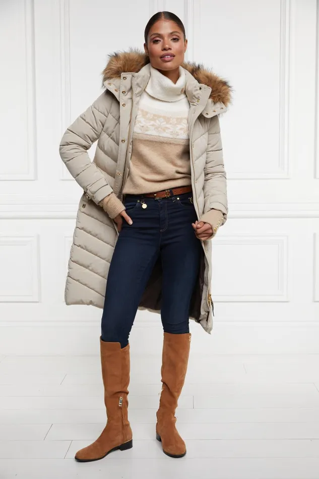 Holland Cooper Knitwear Women Beatrice Knit Camel Holland Cooper Knitwear Women Beatrice Knit Camel
