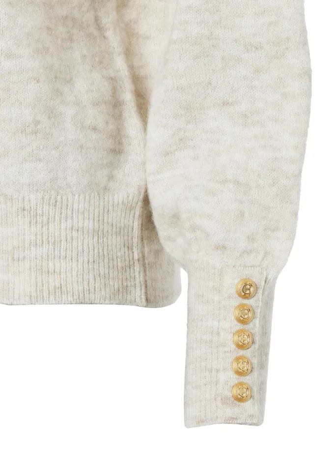 Holland Cooper Knitwear Women Maisie Roll Neck Knit Barley Holland Cooper Knitwear Women Maisie Roll Neck Knit Barley