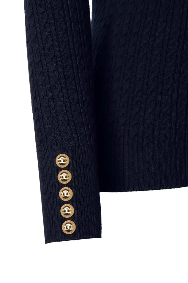 Holland Cooper Knitwear Women Zoe Knit Ink Navy Holland Cooper Knitwear Women Zoe Knit Ink Navy