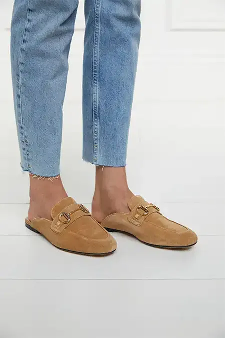 Holland Cooper Loafers Women Kingston Horse Bit Loafer Tan Suede Holland Cooper Loafers Women Kingston Horse Bit Loafer Tan Suede
