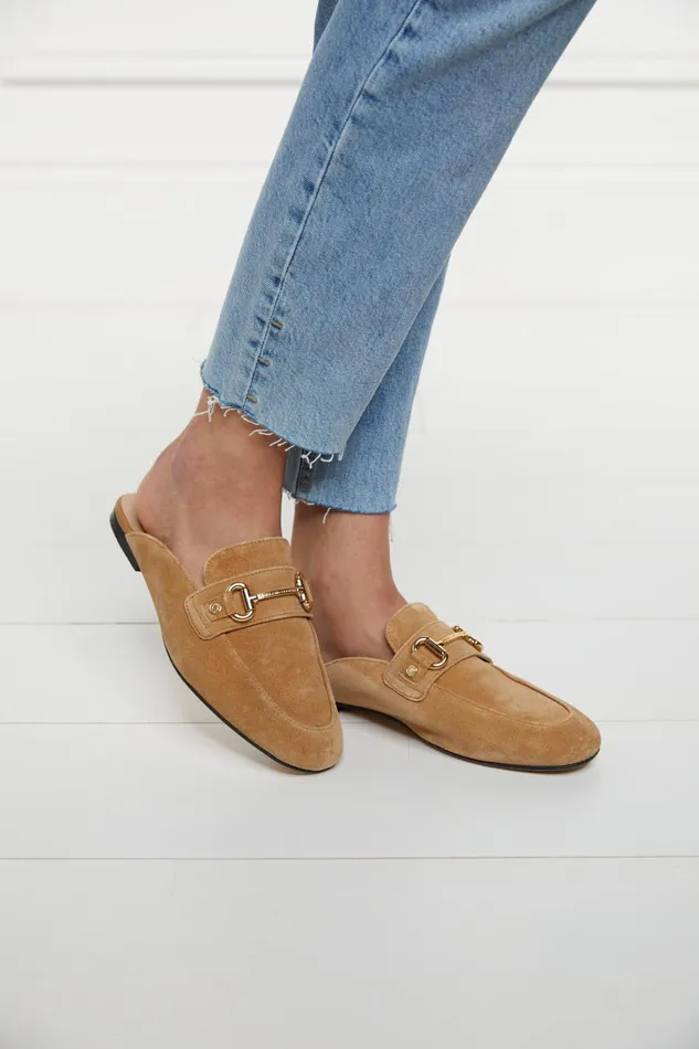 Holland Cooper Loafers Women Kingston Horse Bit Loafer Tan Suede Holland Cooper Loafers Women Kingston Horse Bit Loafer Tan Suede