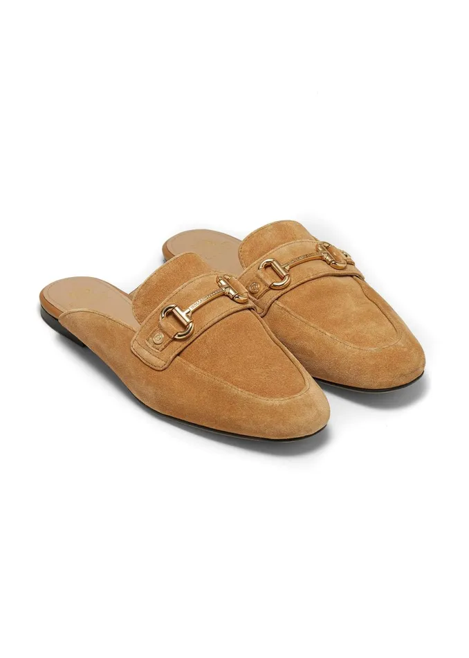 Holland Cooper Loafers Women Kingston Horse Bit Loafer Tan Suede Holland Cooper Loafers Women Kingston Horse Bit Loafer Tan Suede