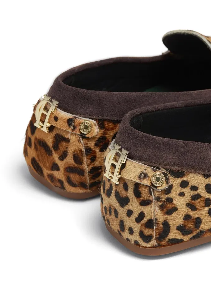 Holland Cooper Loafers Women The Driving Loafer Leopard Pony Holland Cooper Loafers Women The Driving Loafer Leopard Pony
