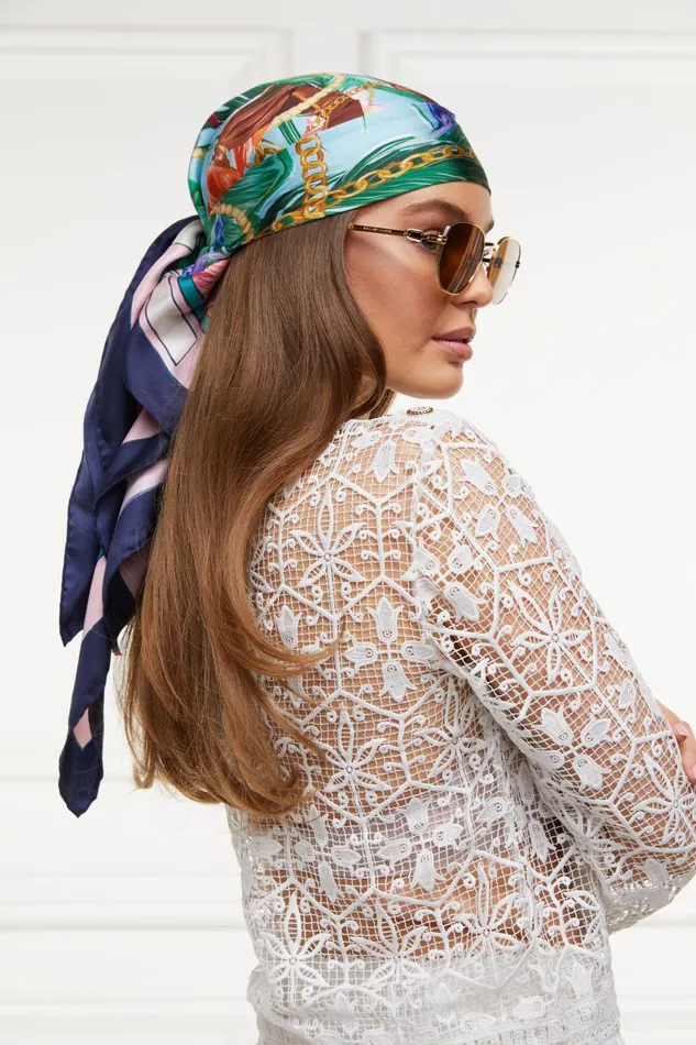 Holland Cooper Scarves Women Silk Scarf St Lucia Holland Cooper Scarves Women Silk Scarf St Lucia