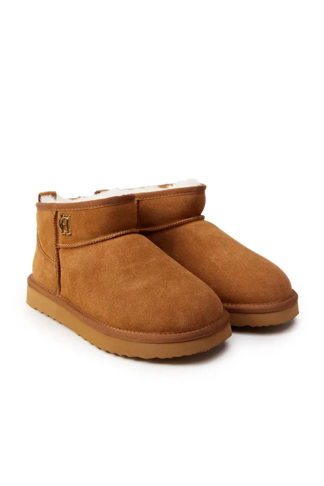 Holland Cooper Shearling Women Ultra Mini Shearling Boot Tan Holland Cooper Shearling Women Ultra Mini Shearling Boot Tan