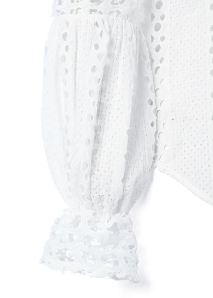 Holland Cooper Shirts and Blouses Women Broderie Lace Shirt Holland Cooper Shirts and Blouses Women Broderie Lace Shirt