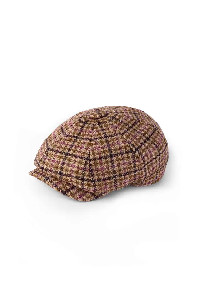 Holland Cooper Tailoring Women Baker Boy Cap Sudeley Pink