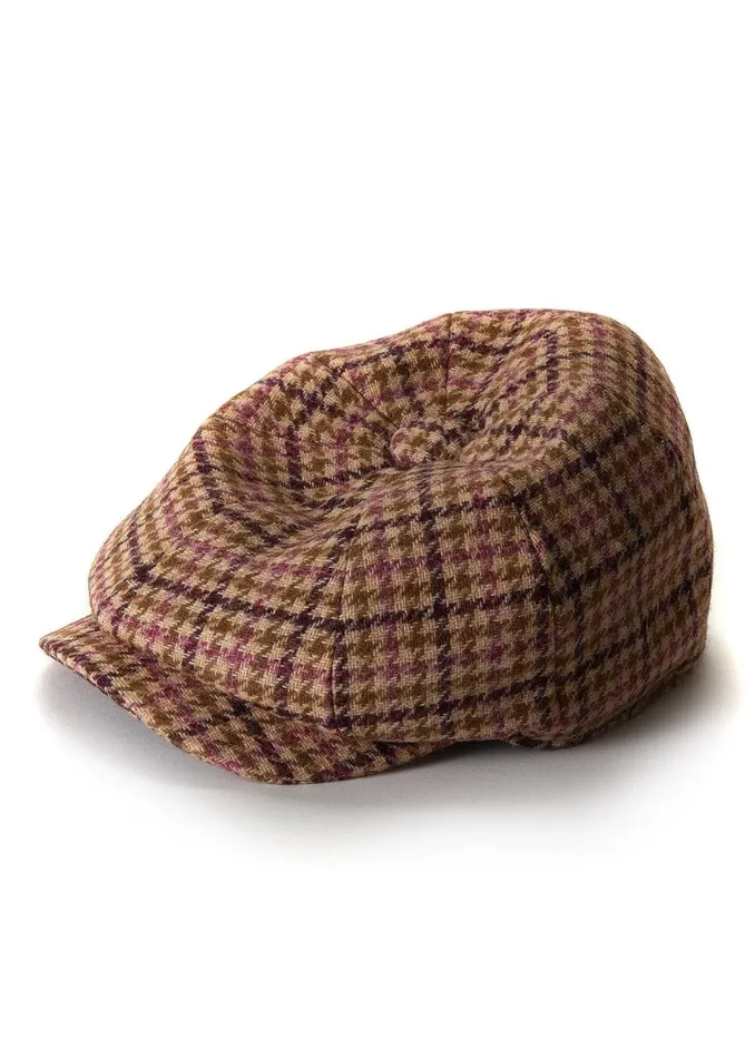 Holland Cooper Tailoring Women Baker Boy Cap Sudeley Pink