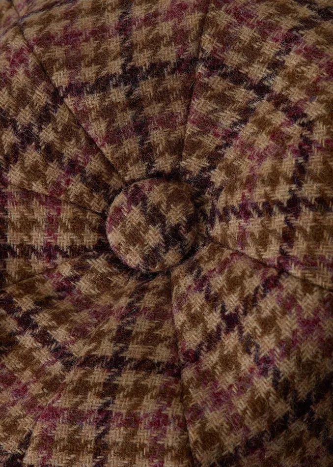 Holland Cooper Tailoring Women Baker Boy Cap Sudeley Pink