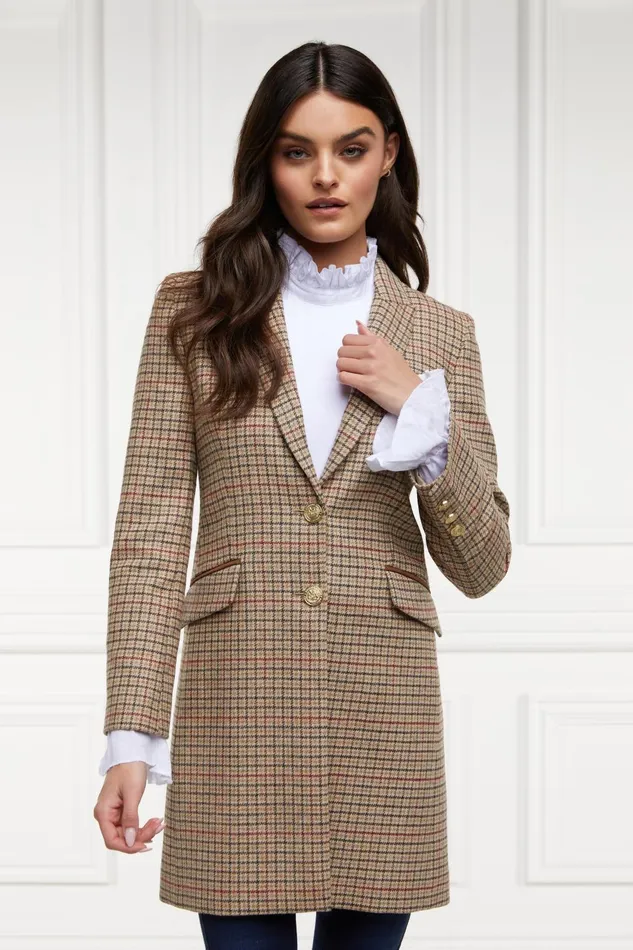 Holland Cooper Tailoring Women Highgrove Coat Charlton Tweed