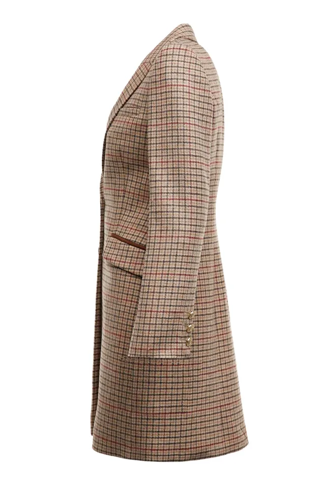 Holland Cooper Tailoring Women Highgrove Coat Charlton Tweed