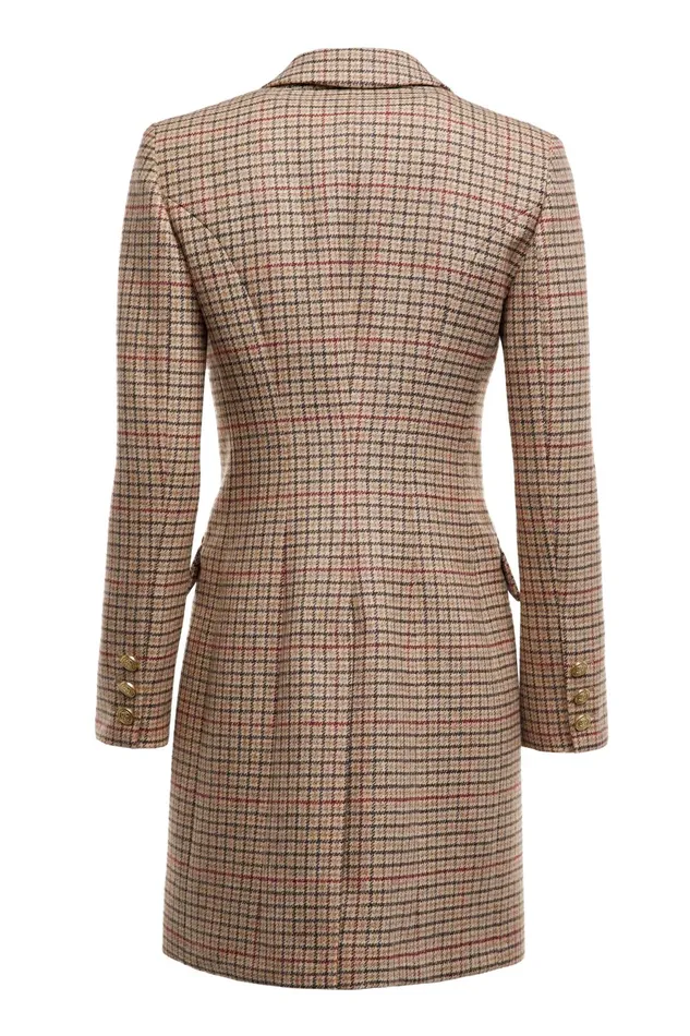 Holland Cooper Tailoring Women Highgrove Coat Charlton Tweed