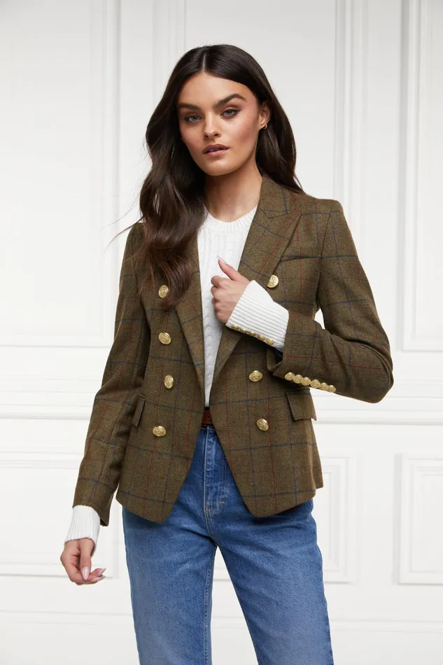 Holland Cooper Tailoring Women Knightsbridge Blazer Glen Green