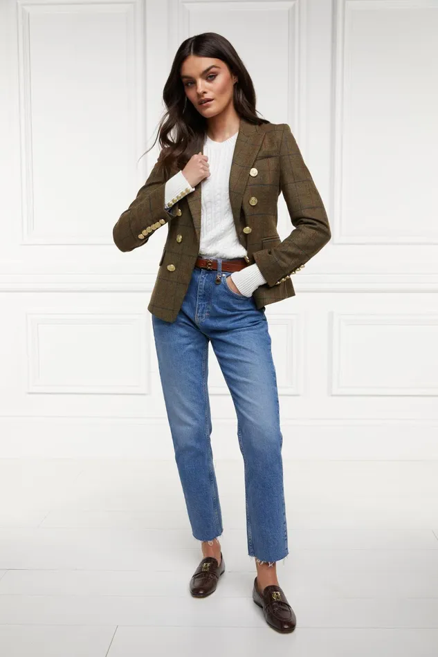 Holland Cooper Tailoring Women Knightsbridge Blazer Glen Green