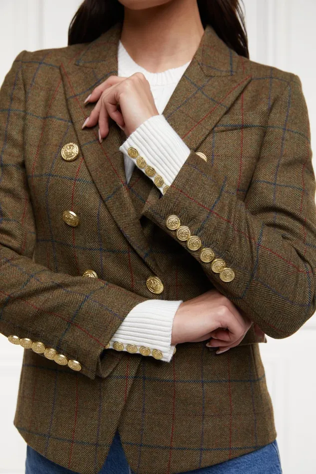 Holland Cooper Tailoring Women Knightsbridge Blazer Glen Green