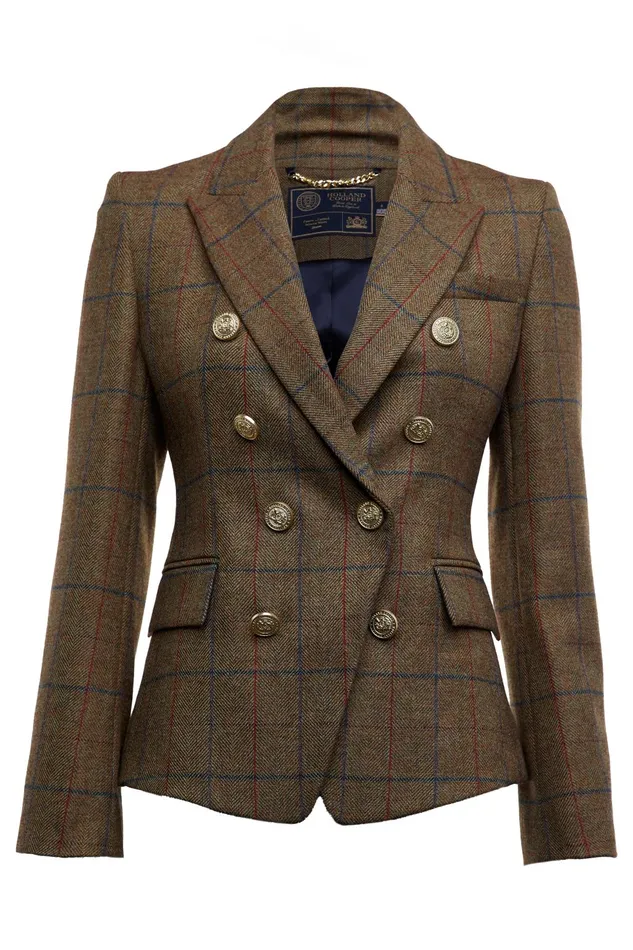 Holland Cooper Tailoring Women Knightsbridge Blazer Glen Green