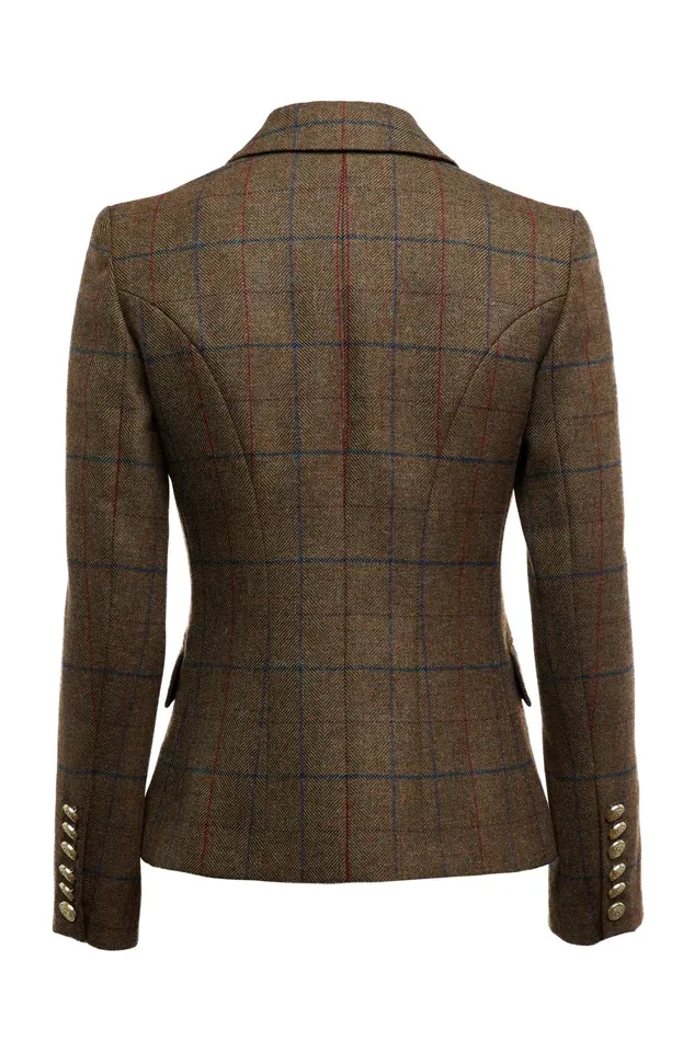 Holland Cooper Tailoring Women Knightsbridge Blazer Glen Green