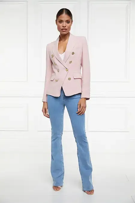 Holland Cooper Tailoring Women Knightsbridge Blazer Pink Linen