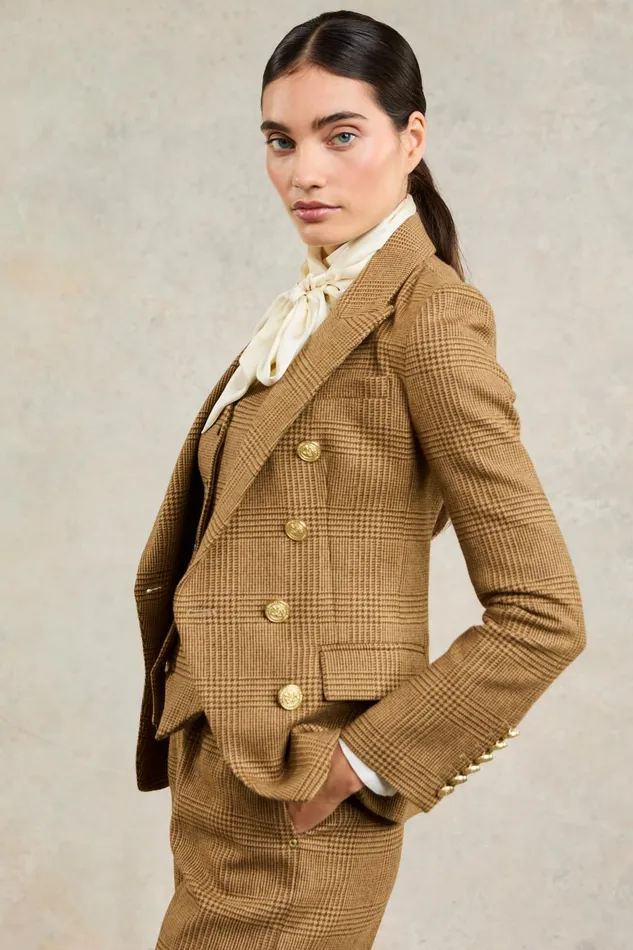 Holland Cooper Tailoring Women Knightsbridge Blazer Tawny