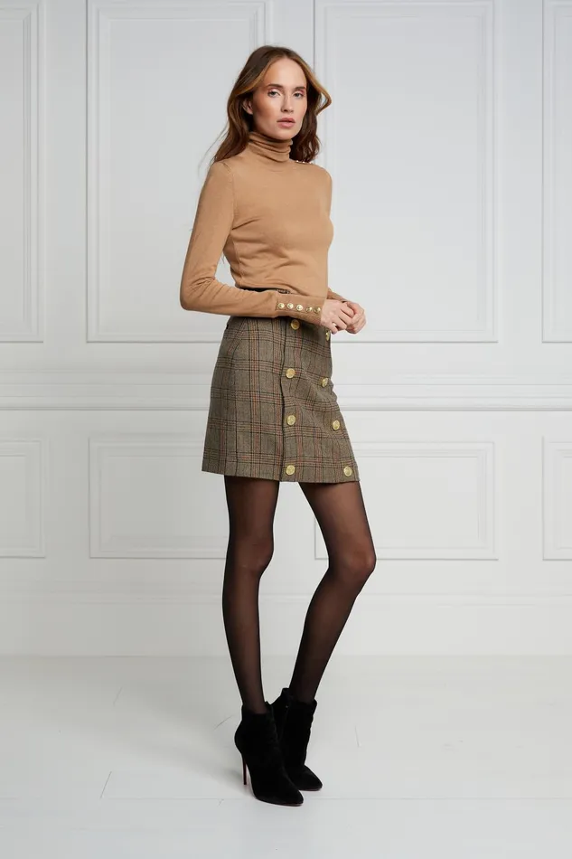 Holland Cooper Tailoring Women Knightsbridge Skirt Bourbon Tweed Holland Cooper Tailoring Women Knightsbridge Skirt Bourbon Tweed