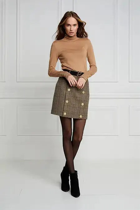 Holland Cooper Tailoring Women Knightsbridge Skirt Bourbon Tweed Holland Cooper Tailoring Women Knightsbridge Skirt Bourbon Tweed