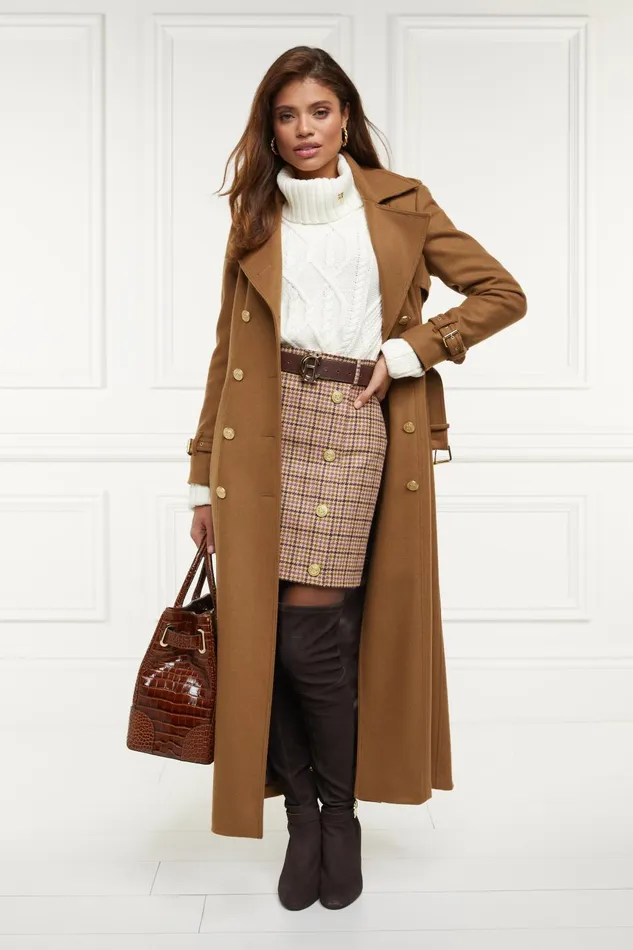 Holland Cooper Tailoring Women Knightsbridge Skirt Sudeley Pink Holland Cooper Tailoring Women Knightsbridge Skirt Sudeley Pink