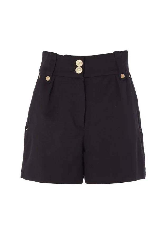 Holland Cooper Tailoring Women Luxe Tailored Short Black Barathea Holland Cooper Tailoring Women Luxe Tailored Short Black Barathea