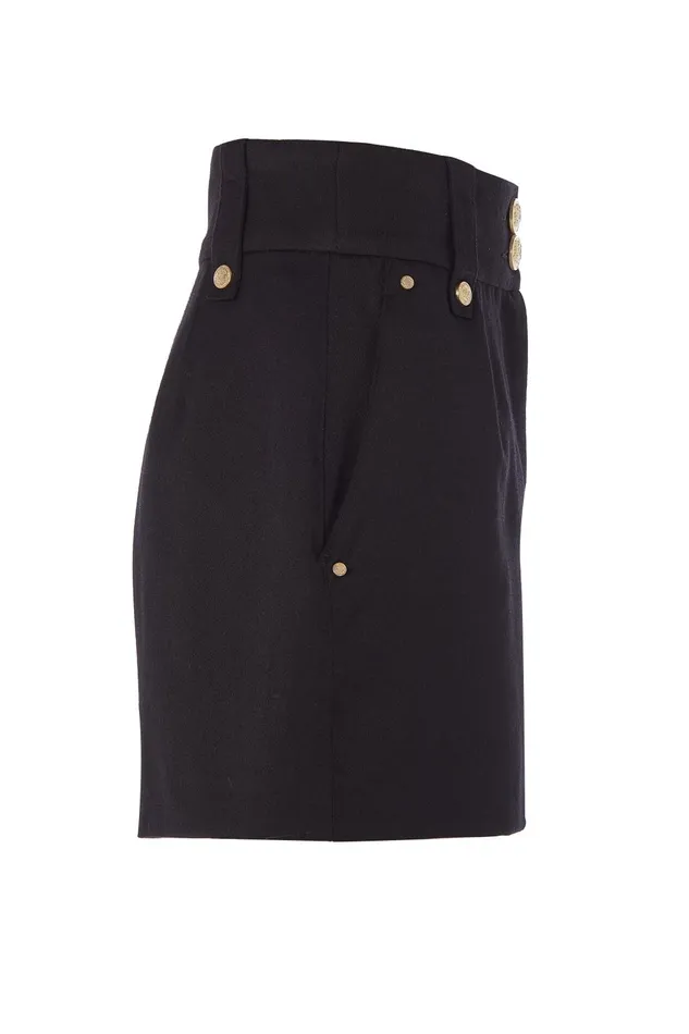 Holland Cooper Tailoring Women Luxe Tailored Short Black Barathea Holland Cooper Tailoring Women Luxe Tailored Short Black Barathea