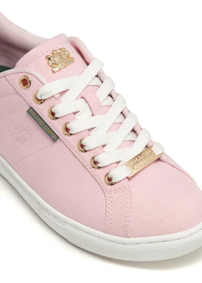 Holland Cooper Trainers Women Chelsea Court Trainer Pink Holland Cooper Trainers Women Chelsea Court Trainer Pink